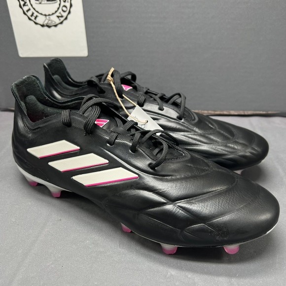 Adidas COPA PURE.1 FG Soccer Cleats Black Pink HQ8904 Men Size 8.5 Women Sz 9.5 main image 12